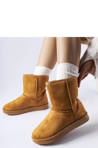 Brown Snow Boots..Fabric and Heel Height