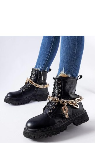 Black Trapper Shoes..Fabric and Heel Height