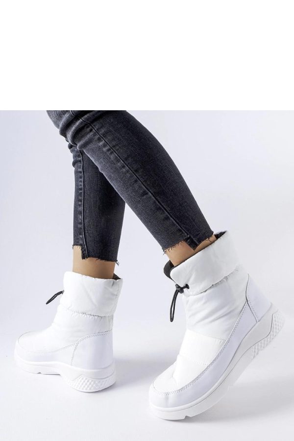 White Snow Boots in Women`s Ankle Boots & Booties with Heel Height