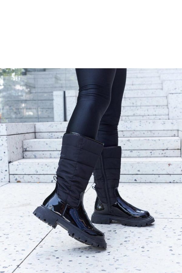Black Thigh-Hight Boots....Heel Height