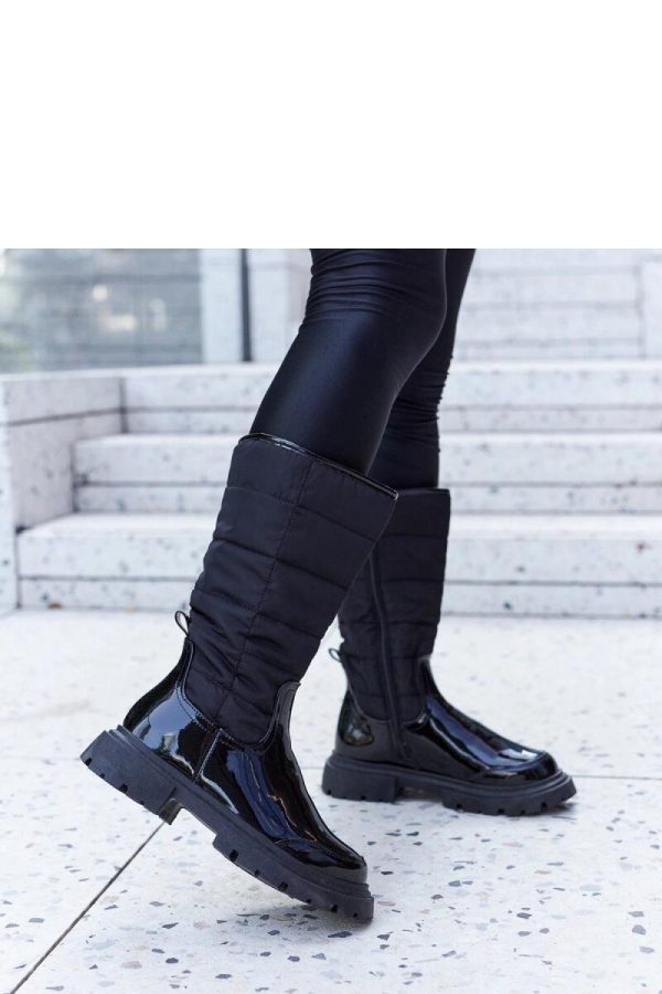 Black Thigh-Hight Boots....Heel Height