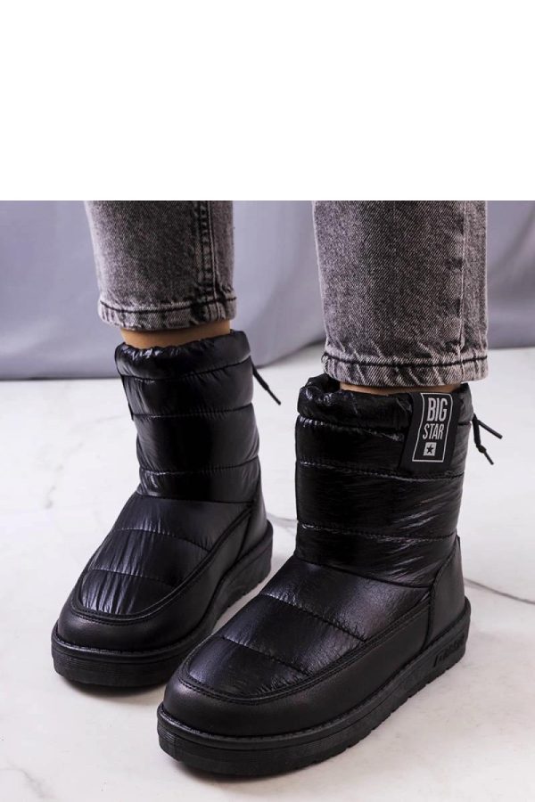 Black Snow Boots in Women`s Ankle Boots & Booties with Heel Height