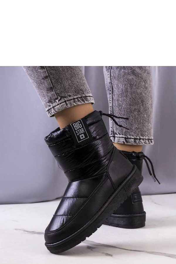 Black Snow Boots in Women`s Ankle Boots & Booties with Heel Height