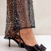 1053231.jpg Black High Heels in High Heels with Fabric, Footbed and Heel Height