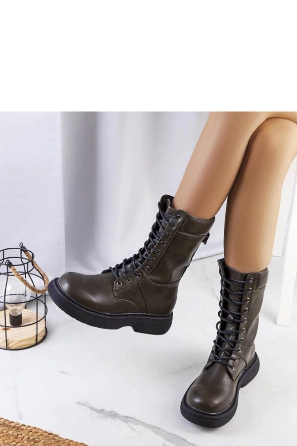 Green Boots in Women`s Ankle Boots & Booties with Heel Height