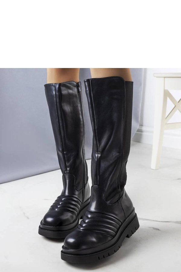 Black Thigh-Hight Boots....Heel Height