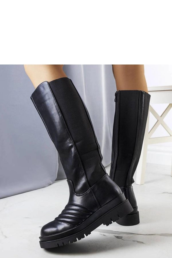Black Thigh-Hight Boots....Heel Height