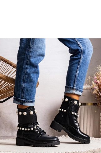 Black Boots in Women`s Ankle Boots & Booties with Heel Height