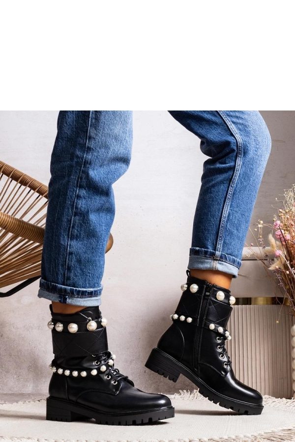 Black Boots in Women`s Ankle Boots & Booties with Heel Height
