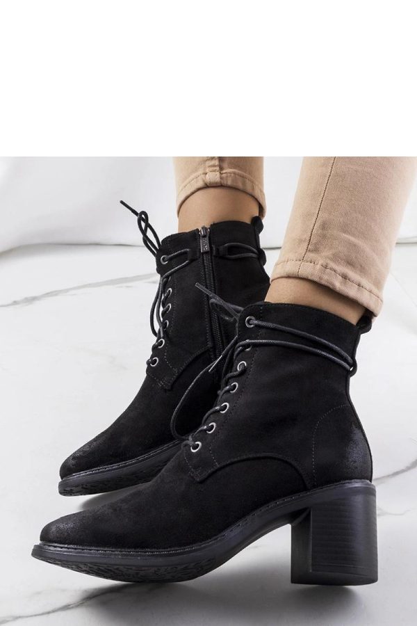 Black Heel Boots in Women`s Ankle Boots & Booties with Heel Height