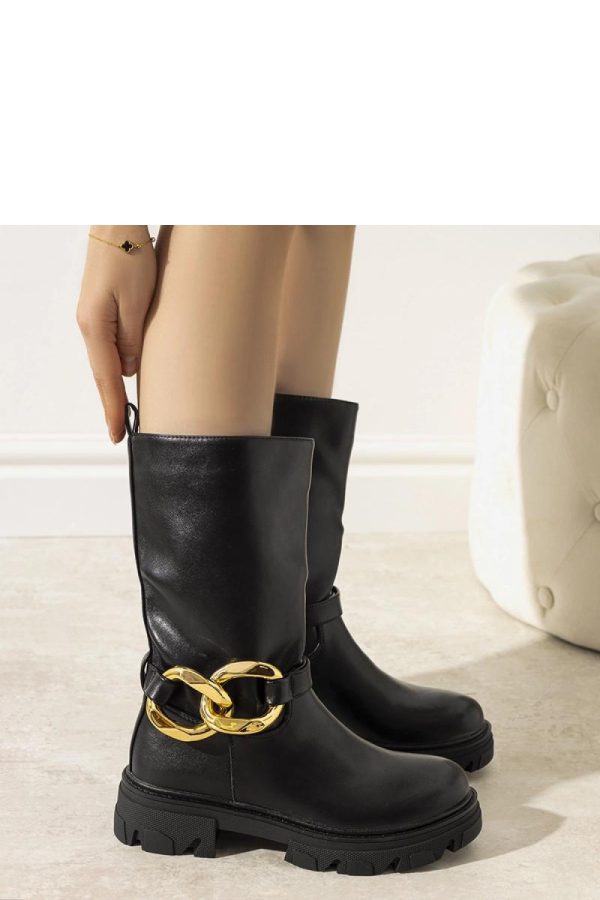 Black Boots in Women`s Ankle Boots & Booties with Heel Height