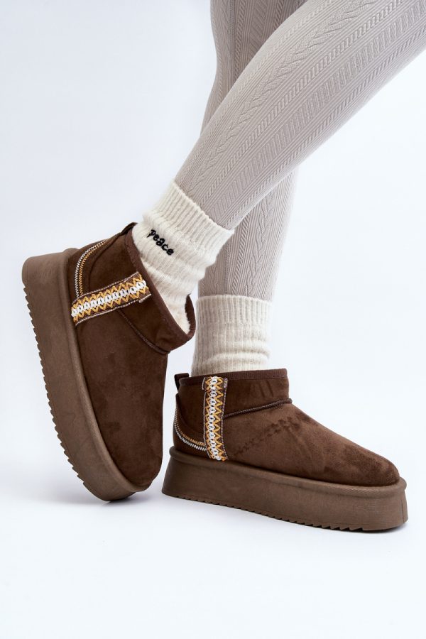 Green Snow Boots in Women`s Ankle Boots & Booties with Fabric, Warmers, Footbed, Upper Height and Platform Height