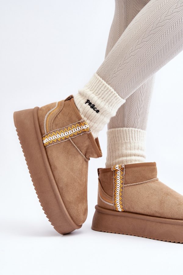 brown Snow boots model 204880 Step in style