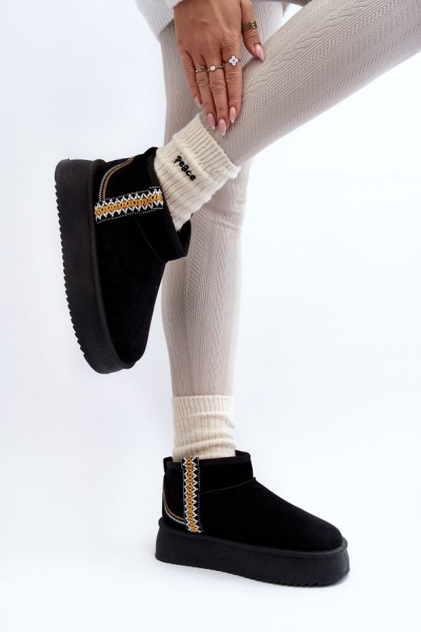 black Snow boots model 204881 Step in style