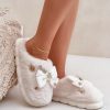 1053741.jpg White Slippers in Slippers For Women with Fabric, Warmers, Footbed and Sole Height