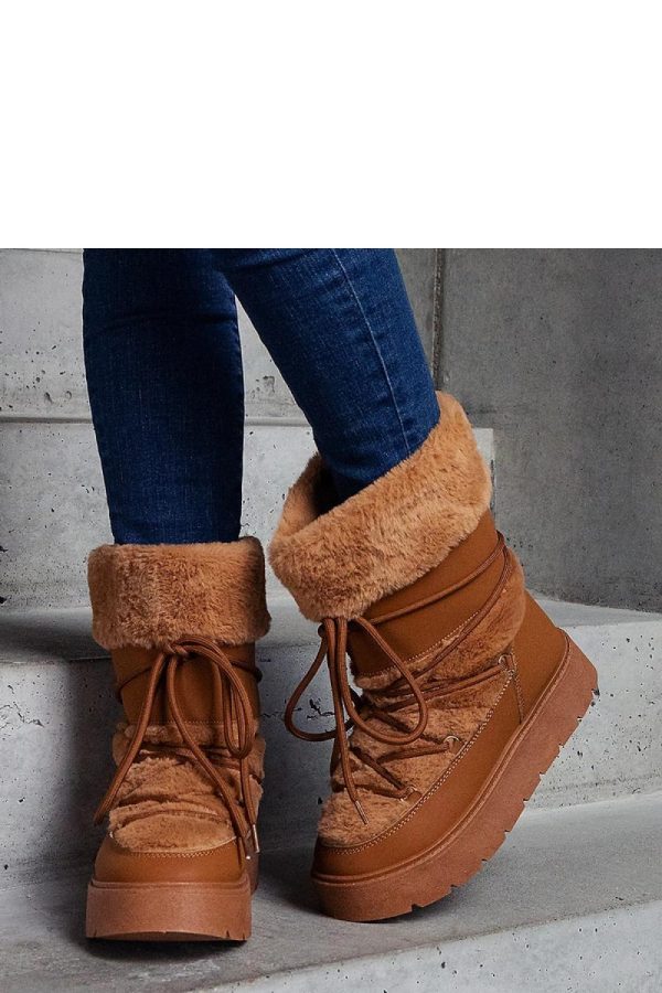 Brown Snow Boots in Women`s Ankle Boots & Booties with Heel Height