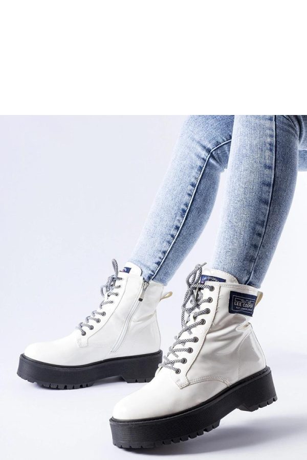 White Boots..Fabric and Heel Height