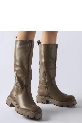 brown Thigh-Hight Boots model 205077 Solea