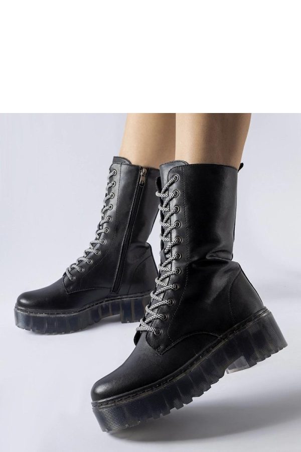 Black Boots in Women`s Ankle Boots & Booties with Fabric and Heel Height