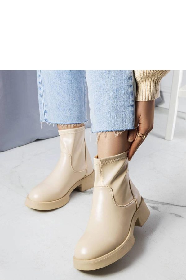 Beige Boots..Heel Height