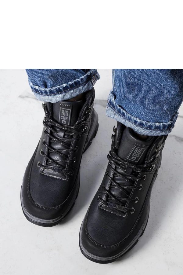 Black Snow Boots.Heel Height