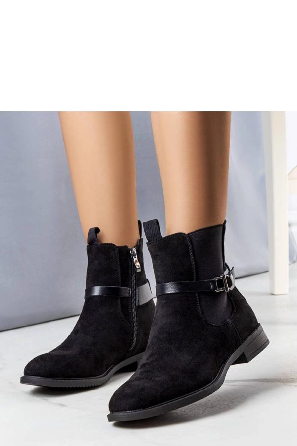 Black Boots in Women`s Ankle Boots & Booties with Heel Height