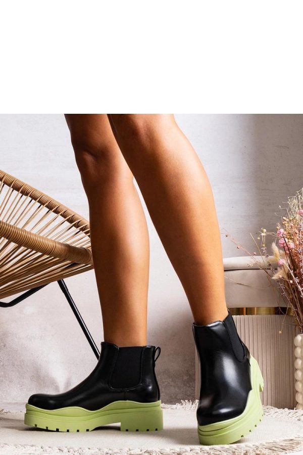 Black Boots in Women`s Ankle Boots & Booties with Heel Height