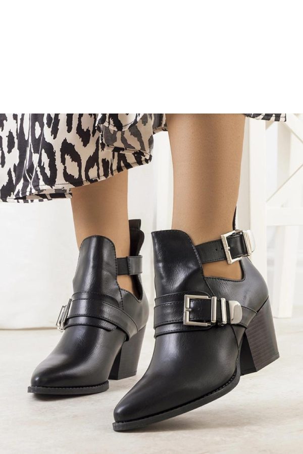 Black Boots in Women`s Ankle Boots & Booties with Heel Height