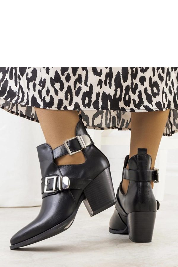 Black Boots in Women`s Ankle Boots & Booties with Heel Height