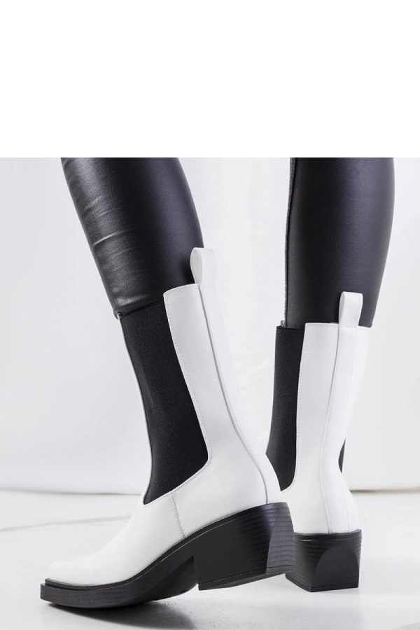 White Boots...Heel Height