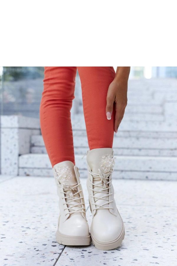 Beige Boots....Fabric and Heel Height