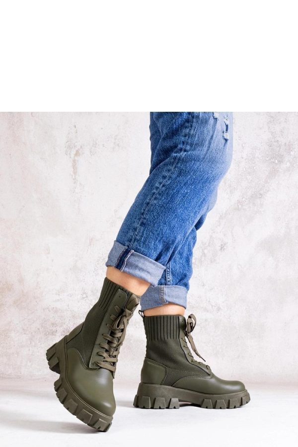 Green Boots...Fabric and Heel Height