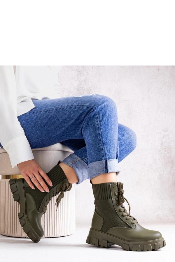 Green Boots...Fabric and Heel Height