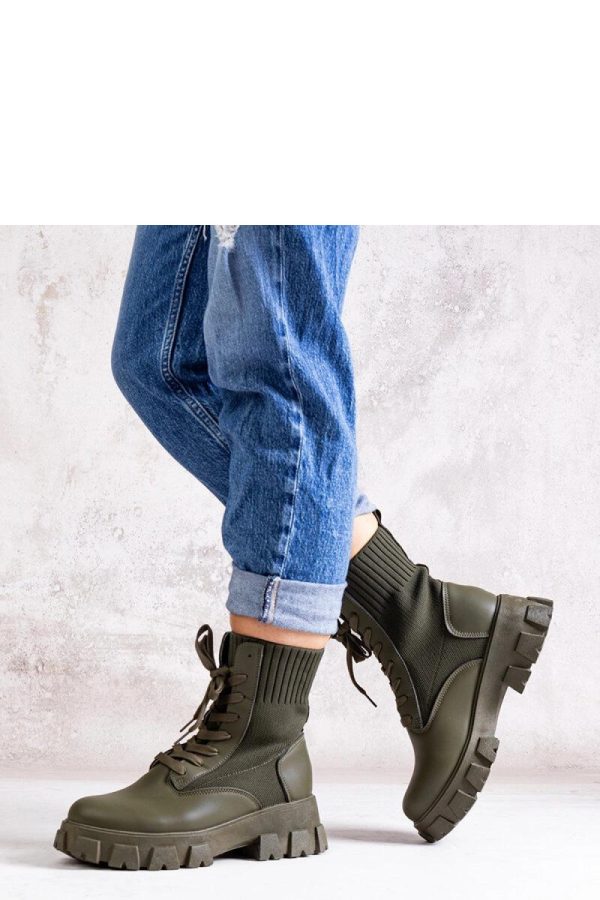 Green Boots...Fabric and Heel Height