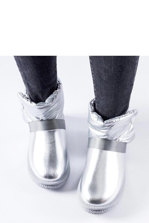 Grey Snow Boots....Heel Height