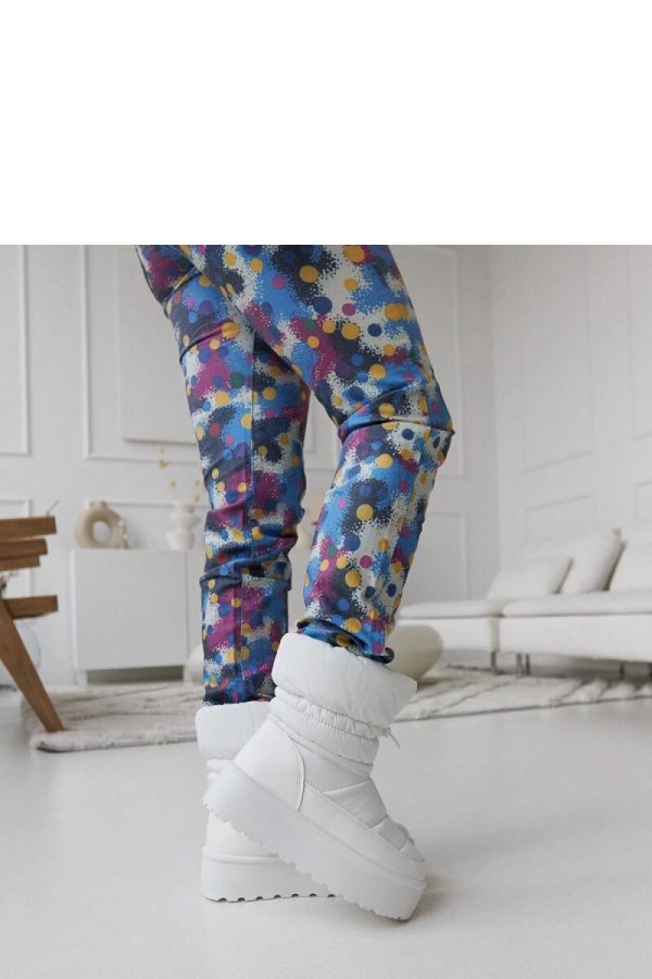 White Snow Boots in Women`s Ankle Boots & Booties with Heel Height