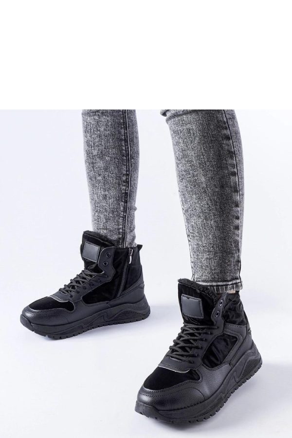 Black Boots.Fabric and Heel Height