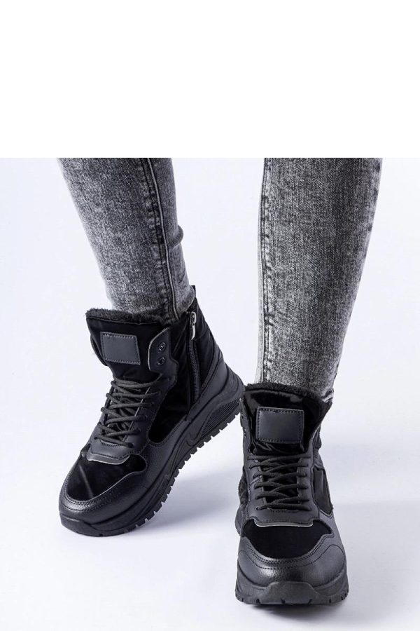 Black Boots.Fabric and Heel Height