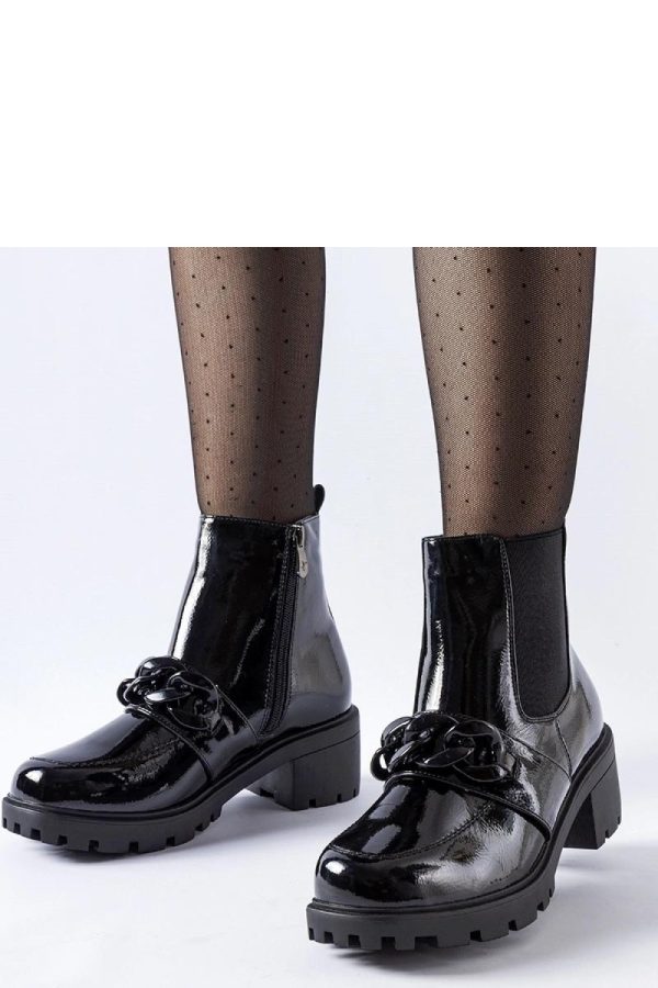 Black Boots in Women`s Ankle Boots & Booties with Heel Height