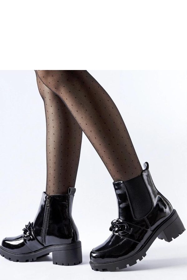 Black Boots in Women`s Ankle Boots & Booties with Heel Height