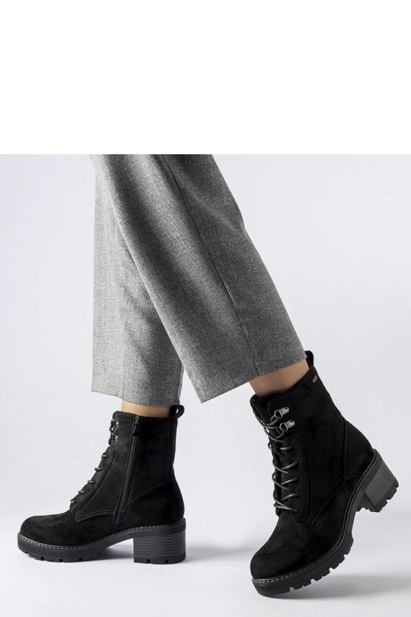 Black Boots..Fabric and Heel Height