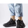 Black Trapper Shoes.Heel Height