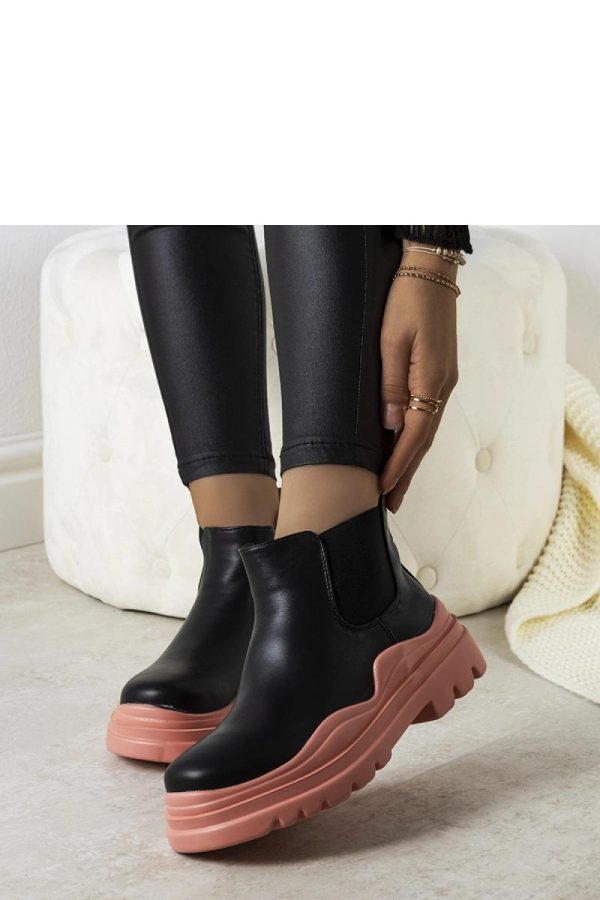 Black Boots in Women`s Ankle Boots & Booties with Heel Height