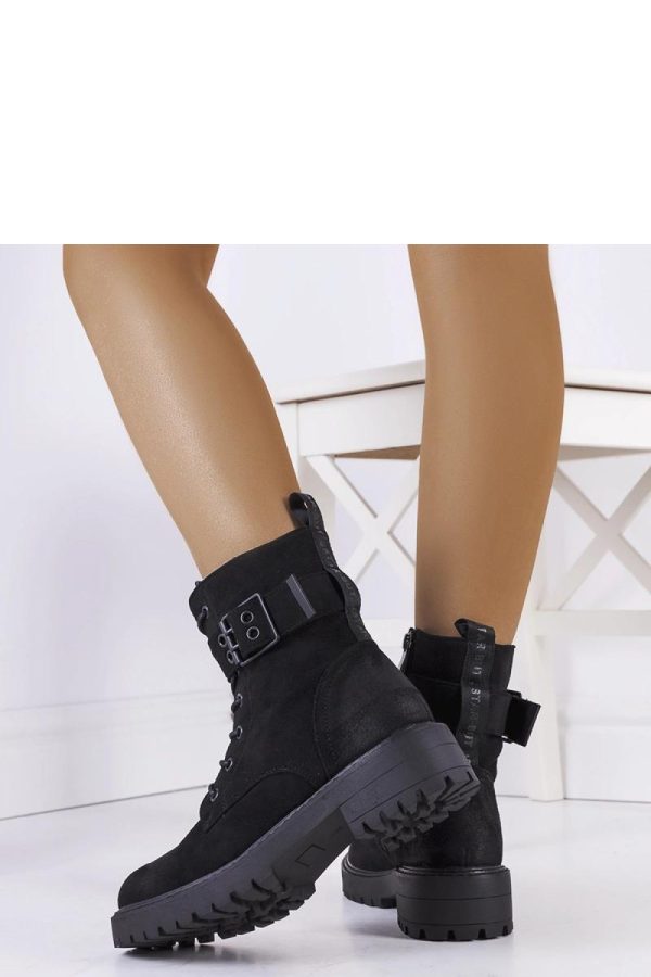 Black Boots in Women`s Ankle Boots & Booties with Heel Height