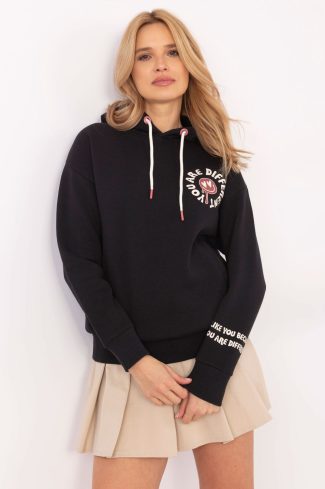 1055748 Grey Sweatshirt in Sweatshirts For Women with Cotton and Polyester