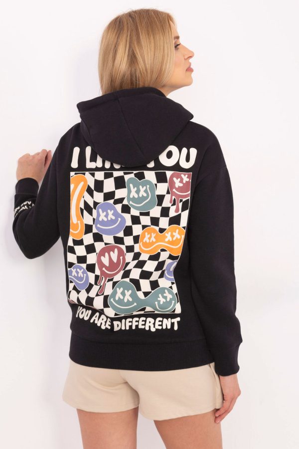 Grey Sweatshirt in Sweatshirts For Women with Cotton and Polyester