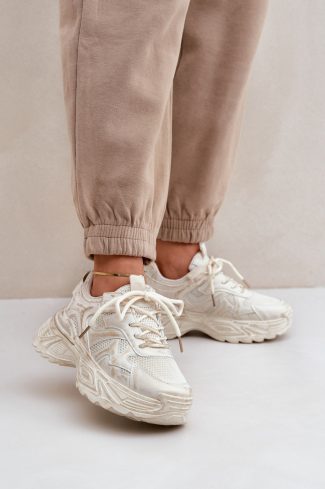 beige Sport Shoes model 205947 Step in style