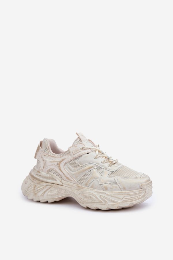 beige Sport Shoes model 205947 Step in style