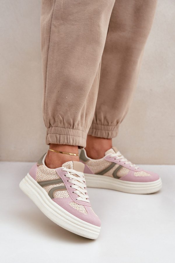 multicolor Platform sneakers model 205951 Step in style