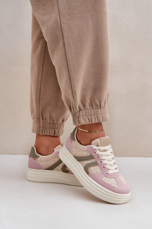 multicolor Platform sneakers model 205951 Step in style